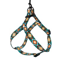 Adjustable Dog vast Harness Tribal Pattern Step-in Small Medium Large, Comfort Harness for Dogs Puppy Outdoor Walking