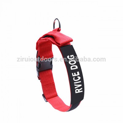 Training collar flutter collar large dog training nylon dog collar