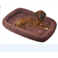 Padded Dog Bed Warm Fur Pet Kennel Pad Cat Crate Cushion