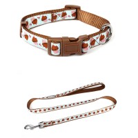 Nylon  adjust cartoon custom dog collar  leash