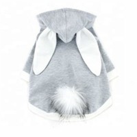 Custom  Soft Comfortable Cute Animal  Rabbit Panda jacket Dog Cat Hoodie Dog Clothes Pet Dog Coat Jacket